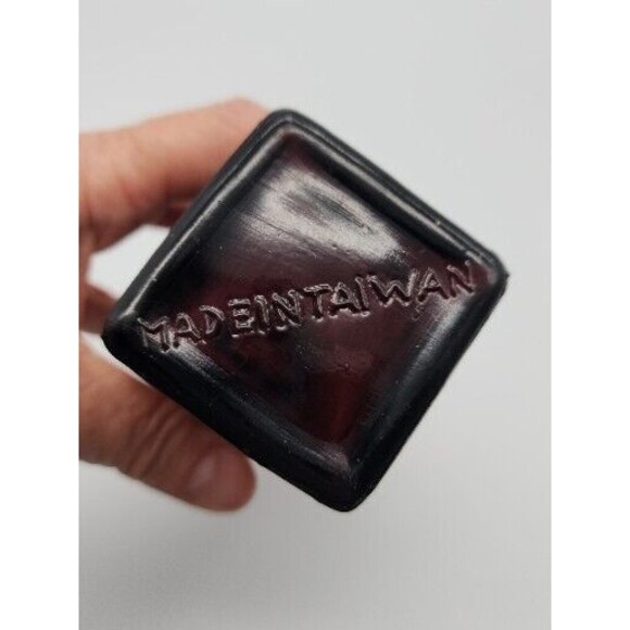 Vtg Straub Hullers Elixir Tree of Life Health Purple Amethyst Glass 8" Bottle - Picture 6 of 12